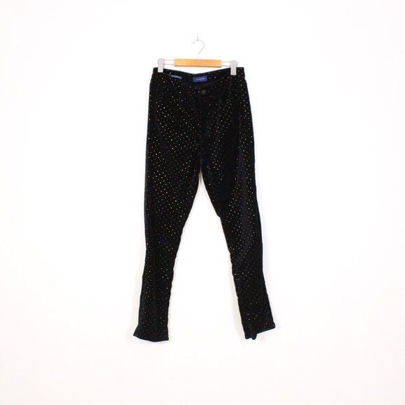 TALBOTS HIGH-RISE STRAIGHT-LEG VELVETEEN PANT - DOT - Picture 4 of 9